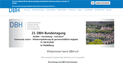 Desktop Screenshot of dbh-online.de